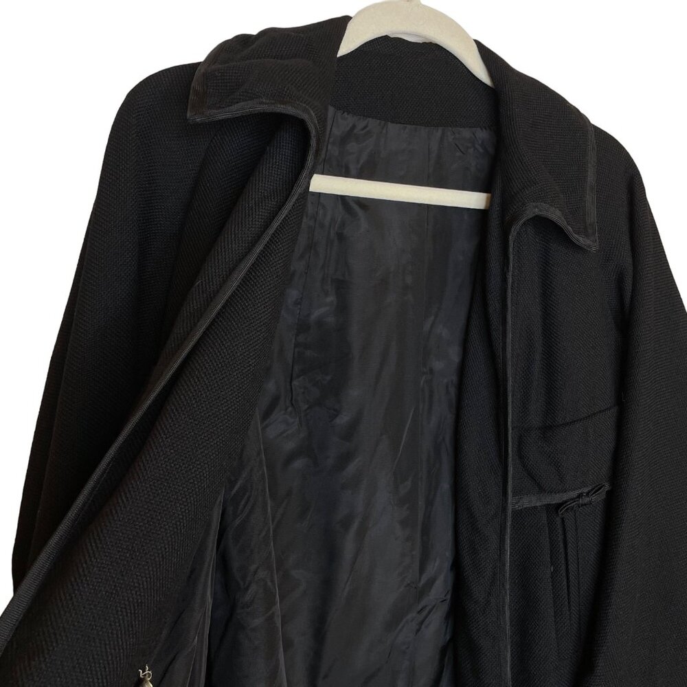 Vintage Forstmann Zelinka Matlick Textured Button Up Coat, S - Picture 3 of 10